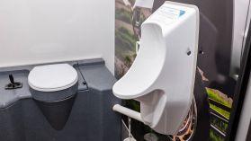 Liikuteltava kaksinkertainen WC-tila 300L