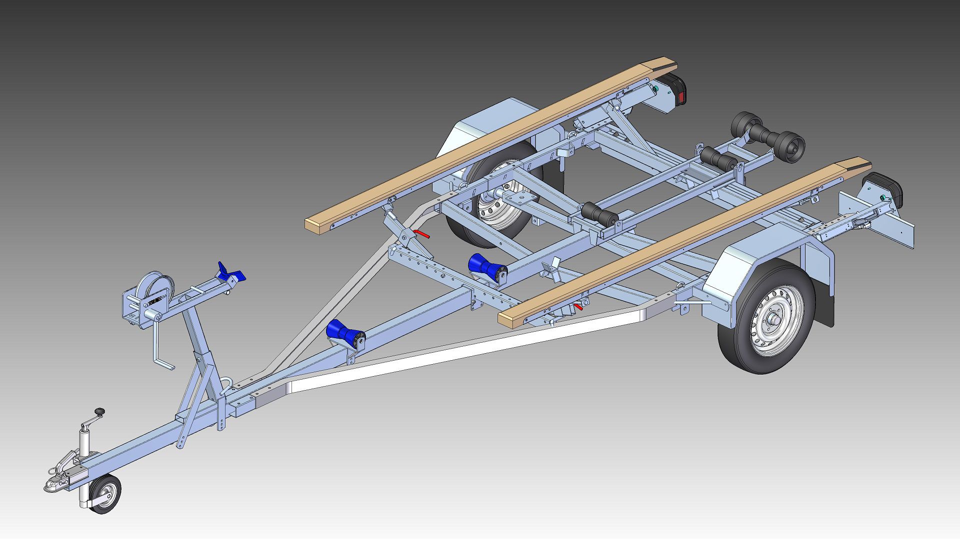 Boat trailer accessories