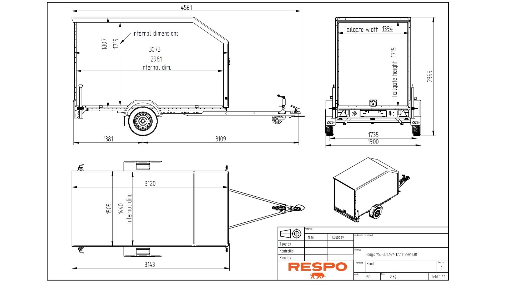 750F301L147 korkea