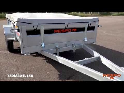 Box trailer 750M301L150 + PVC Cover