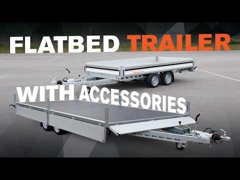 Flatbed trailer review | Accessories that make use more convenient.